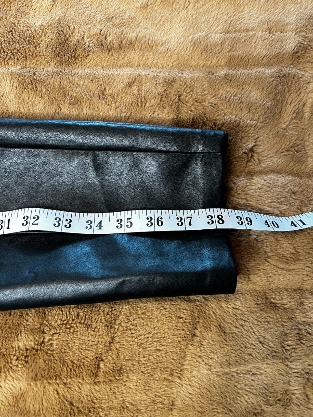 Wilfred by Aritzia Black Faux Leather High-Waisted Pants | Size 0 - Picture 3 of 7